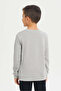 Boys Grey Sweatshirt With Mock Bag - 3
