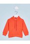 Infant Boys Orange Hooded Sweatshirt
