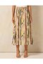 Women Beige Floral Printed Skirt