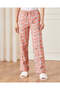 Women Red Collared Pyjama Set (2 Piece) - 3