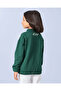 Boys Green Half Zipper Sweatshirt - 3