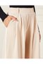 Women Beige Wide Leg Tailored Trousers - 4