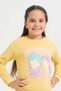 Yellow Girls Artwork Sweatshirt - 4