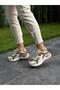 Green Multi Lace-Up Women's Casual Sports