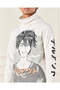 Senior Boys White Anime Print Sweatshirt - 4