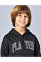 Boys Black Hooded Sweatshirt - 4
