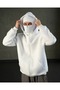 Unisex Zippered Cardigan Ninja Ka Hooded Versi̇ze