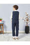 Boys Navy Vest Coat And Shirt Set (3 Piece) - 5