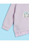 Infant Girls Mauve Embellished Sweatshirt With Headband - 3