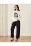 Women Ivory Palm Printed Sweatshirt - 2
