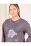 Senior Girls Charcoal Drop Shoulder Sweatshirt - 4