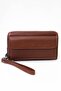 Leather Wallet with Phone Holder (1002-3) Tan - 2