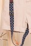 Infant Boys Beige Jacquard Short With Suspenders - 3