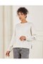 Women Ivory Plain Active Sweatshirt
