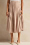 Women Pink Pleated Skirt