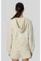 Eco Future Full Zip Hoodie Sweatshirt Beige Women's Sweatshirt - 117978-Ys141 - 2