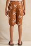 Senior Boys Rust Printed Shorts - 3
