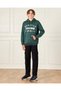 Senior Boys Green Anime Over Size Sweatshirt - 2
