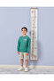 Boys Green Drop Shoulder Sweatshirt - 5