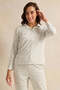 Women White Printed Pyjama Set (2 Piece) - 2