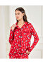 Women Red Minie Mouse Print Pyjama Set (2 Piece) - 2
