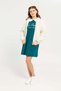 Senior Girls White Sherpa Hooded Sweatshirt - 2