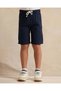 Boys Navy And Yellow Printed Shorts Set (Pack of 2) - 3