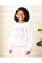 Girls Pink Manifest Printed Sweatshirt