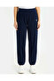 Women Navy Plain Joggers