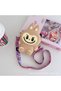 Labubu Cat Ear Silicone Bag Wallet Women Teen Girls Kids Baby 15X9 cm Gift Adjustable Strap - 2