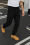 Men's Trend Casual Loose Wide Leg Black Tactical Cargo Pants