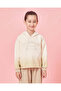 Girls Beige Embroidered Jogger Set (2 Piece) - 2
