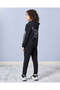 Boys Black Hooded Casual Jogger Set (2 Piece) - 5
