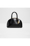 Novallie Double Handle Satchel Bag with Zipper and Detachable Strap