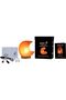 Himalayan Salt Lamp - Half Moon - 4