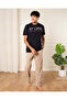 Men Beige Solid lounge Pants - 2