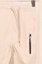 Infant Boys Beige Plated Interlock Active Pants - 2