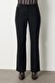 Buy Thick Elastic Flared Pants Black 1105-26K - 3