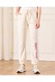 Senior Girls Beige Printed Track Pants