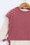 Girl's Pearl Sweater Stone Printed Knitwear Set - 2