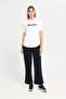 Women Black Wide Leg Active Pants - 2