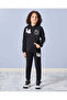 Boys Black Hooded Casual Jogger Set (2 Piece)