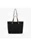 Textured Tote Bag with Chain Handles - 2