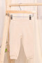 Infant Boys Beige Plated Interlock Active Pants - 4