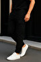Men's Casual Trendy Loose Fit Black Tactical Cargo Pants - 4