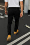 Men's Trend Casual Loose Wide Leg Black Tactical Cargo Pants - 6