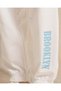 Senior Girls White Printed Track Pants - 5