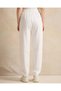 Senior Girls White Printed Track Pants - 3