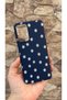 Oppo a16 compatible mini daisy patterned silicone shock absorbing classic protective rubber case