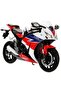 نموذج دراجة هوندا CBR 1000RR بمقياس 1:12 - أبيض-أحمر